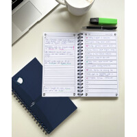 Oxford Tagesplaner Office Essentials Task Manager, blau
