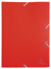 EXACOMPTA Eckspannermappe Opaque Eco, DIN A4, PP, rot
