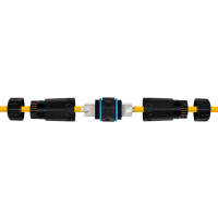 LogiLink Outdoor Kabel-Verbinder, Kat.6A 7 7A 8, schwarz