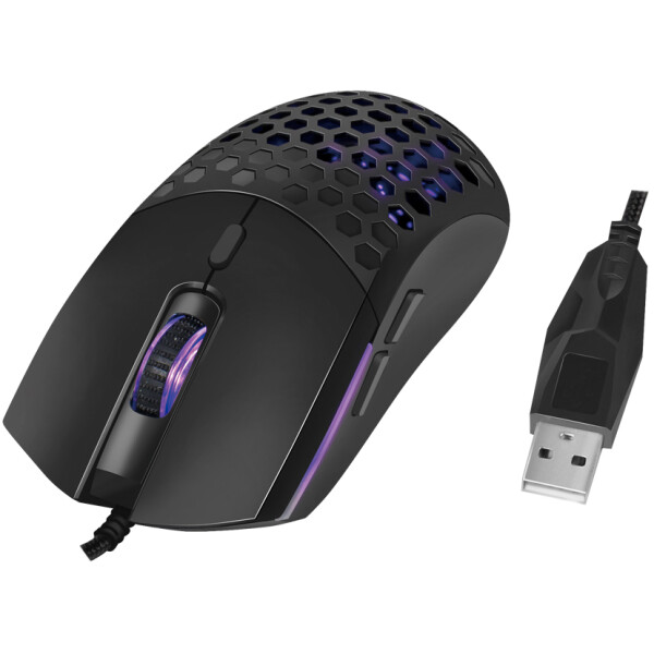 LogiLink Optische Gaming Maus, kabelgebunden, schwarz