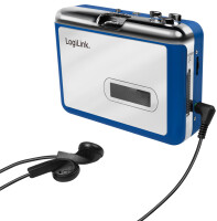 LogiLink Walkman für Bluetooth-Geräte, blau silber