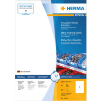 HERMA Wetterfeste Folien-Etiketten, 210 x 297 mm, weiß