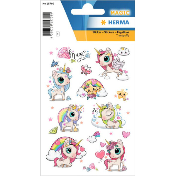 HERMA Sticker MAGIC "Pirat", Transpuffy