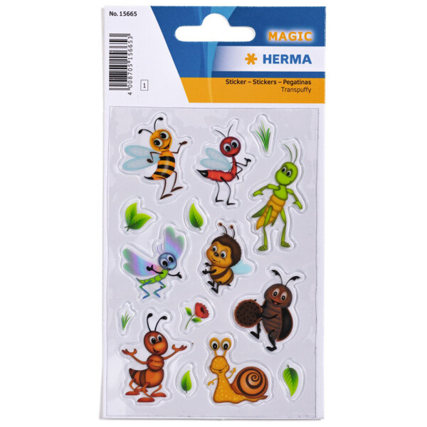 HERMA Sticker MAGIC "Pirat", Transpuffy