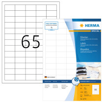 HERMA Inkjet-Etiketten, 210 x 297 mm, weiß