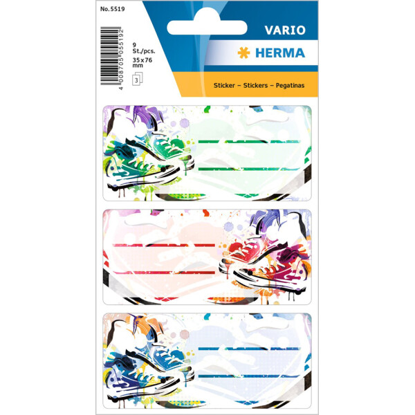 HERMA Buchetiketten VARIO "Pinsel", 76 x 35 mm