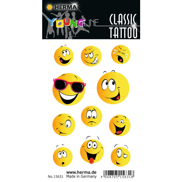 HERMA Tattoo CLASSIC "Happy Face"