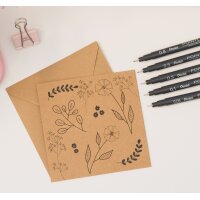 PentelArts Permanent Fineliner Pointliner, schwarz, 0,2 mm