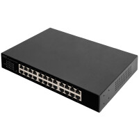 DIGITUS Gigabit Netzwerk-Switch, 24 Port