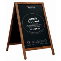 EUROPEL Kundenstopper, 660 x 1.040 mm, schwarz