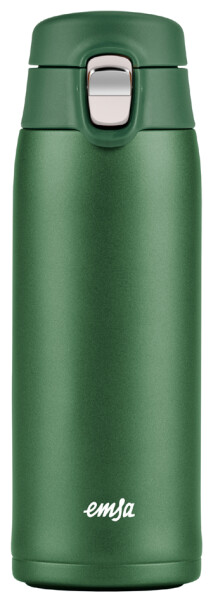 emsa Isolier-Trinkflasche LIGHT MUG, 0,4 Liter, schwarz