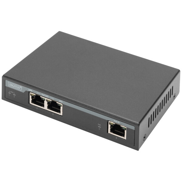 DIGITUS Gigabit 4PPoE Indoor Extender, 2-Port, 802.3at, 60 W