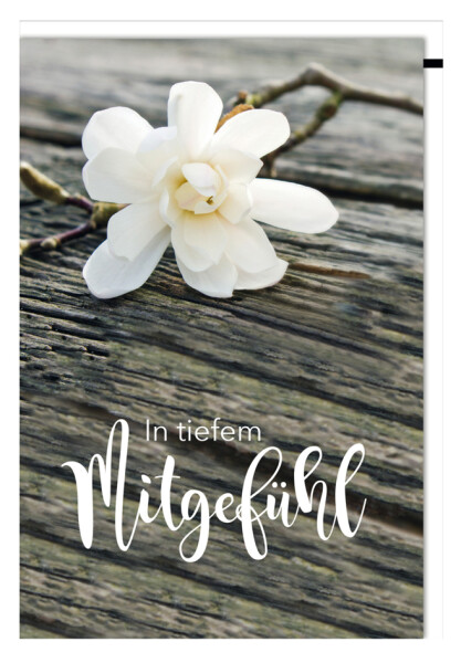 SUSY CARD Trauerkarte "Orchidee"