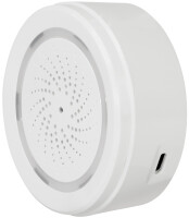 LogiLink Wi-Fi Smart Alarmsirene, 90 dB, weiß