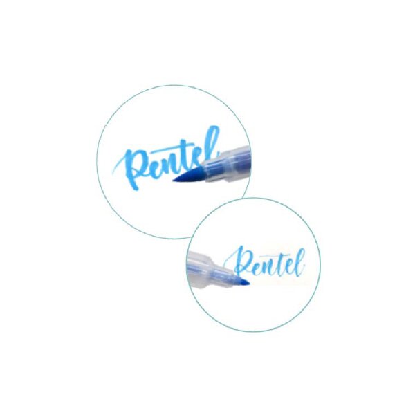 PentelArts BrushSignPen Pinselstift Twin, 24er Set