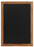 EUROPEL Kreidetafel mit Holzrahmen, 500 x 1.000 mm, schwarz