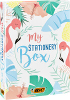 BIC Zeichenset "My Stationery Box" mit Notizbuch, 29-teilig