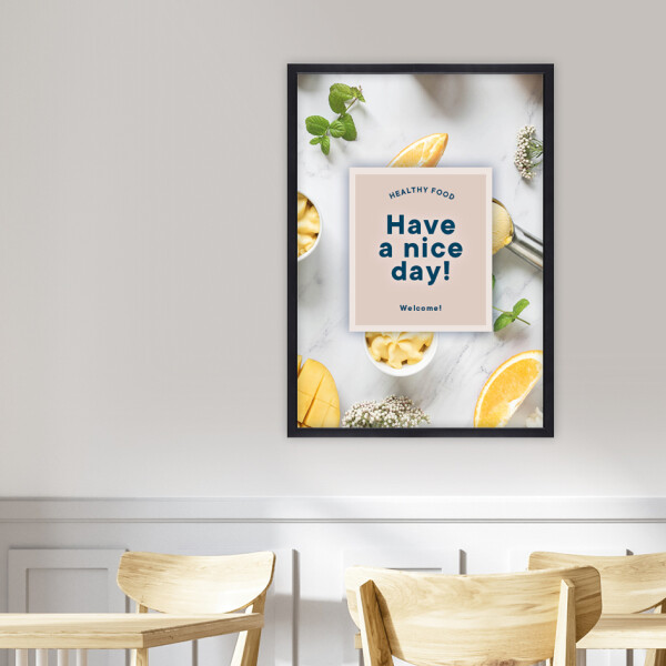 EUROPEL Plakatrahmen Premium+, DIN A3, schwarz