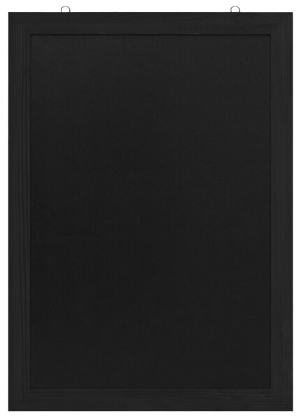 EUROPEL Kreidetafel mit Holzrahmen, 600 x 840 mm, schwarz
