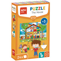 APLI kids Lernpuzzle "The House", 24 Teile