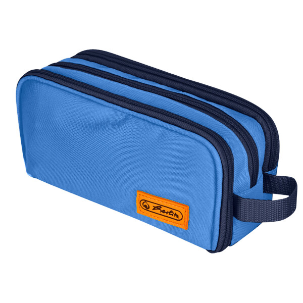herlitz Doppel-Schlamper-Etui Uni, mint gelb