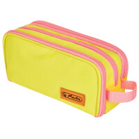 herlitz Doppel-Schlamper-Etui Uni, mint gelb