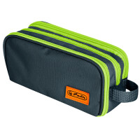 herlitz Doppel-Schlamper-Etui Uni, mint gelb