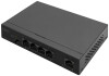DIGITUS Gigabit Ethernet PoE Switch 4-Port + 1 Port Uplink