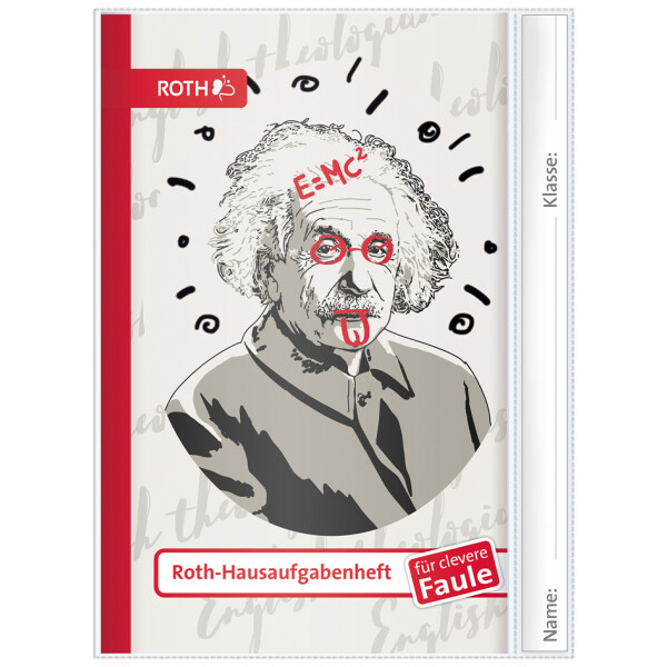 ROTH Hausaufgabenheft Teens für clevere Faule "Einstein"