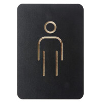 EUROPEL Piktogramm "WC Herren & Damen", schwarz