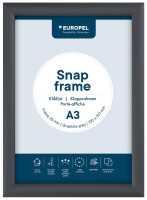 EUROPEL Plakatrahmen, DIN A3, 25 mm, graphitgrau