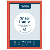 EUROPEL Plakatrahmen Premium, DIN A3, 25 mm, rot