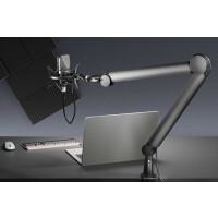 DIGITUS Mikrofonarm mit Tischklemme und Kabelführung