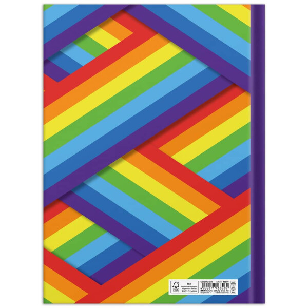 RNK Notizbuch "Colorful Life", A4, 96 Blatt, blanko 46806