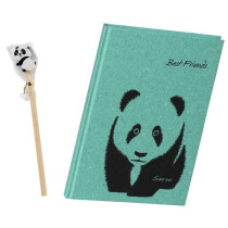 PAGNA Freundebuch Panda mit Stift