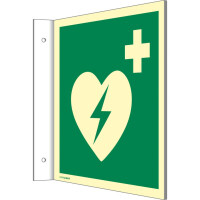 MOEDEL Fahnenschild Automatisierter ext. Defibrillator...