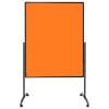 LEGAMASTER Moderationswand PREMIUM PLUS klappbar 150 x 120 cm, orange