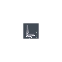 TOPSTAR Drehstuhl TD Luxe 10 mit Armlehnen und HArtbodenrollen, schwarz 8779A80H