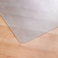 FLOORTEX Bodenschutzmatte für harte Böden, 120 x 90cm, transparent, rechteckig