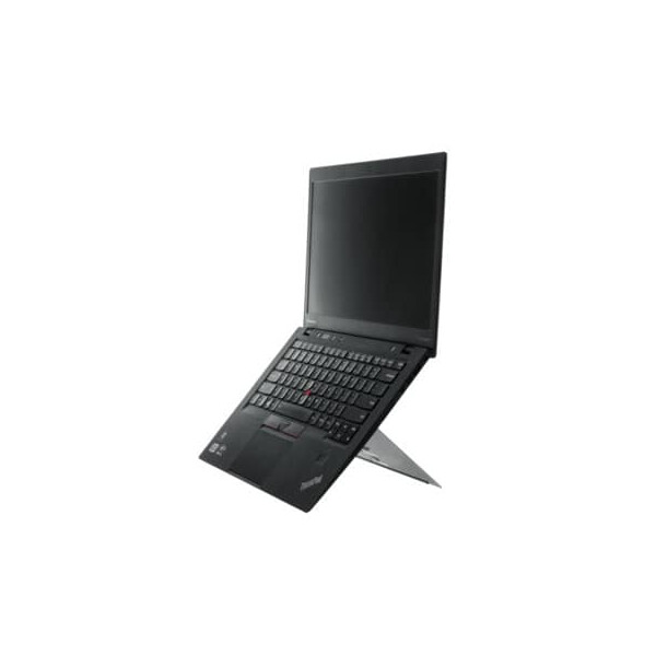 R-Go Tools Laptopständer Riser Attachable, verstellbar, schwarz