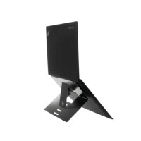 R-Go Tools Laptopständer Riser Attachable, verstellbar, schwarz