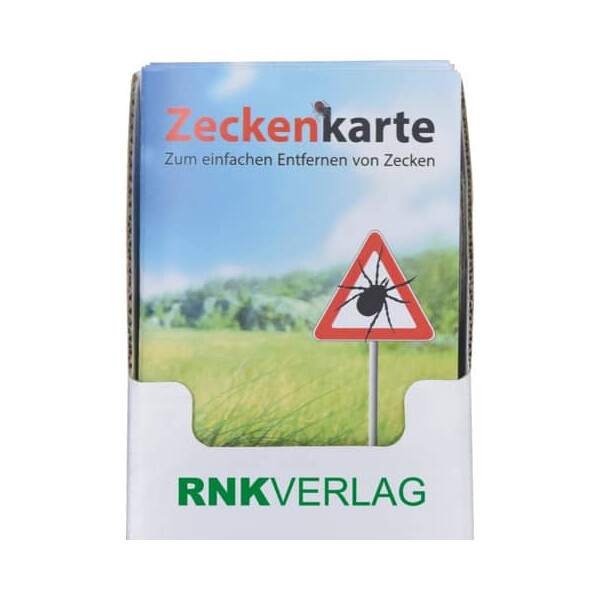 RNK Zeckenkarte Safecard Display