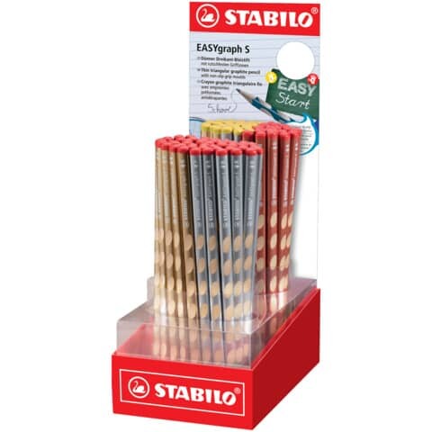 STABILO Bleistifte EASYgraph S Metallic Edition, 90er Kleindisplay