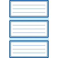 HERMA Buchetiketten, blaue Randgestaltung, 82 x 55 mm