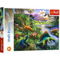 TREFL Puzzle Dinosaurier 200 Teile