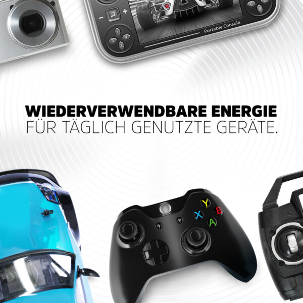 ENERGIZER Batterie Akku Universal, HR03 AAA Micro, NiMH 500mAh, 4 St&uuml;ck E301375704
