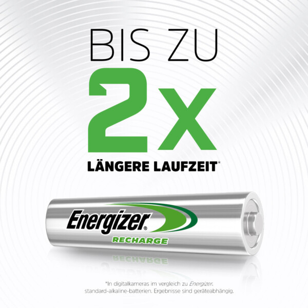 ENERGIZER Batterie Akku Universal, HR03 AAA Micro, NiMH 500mAh, 4 St&uuml;ck E301375704