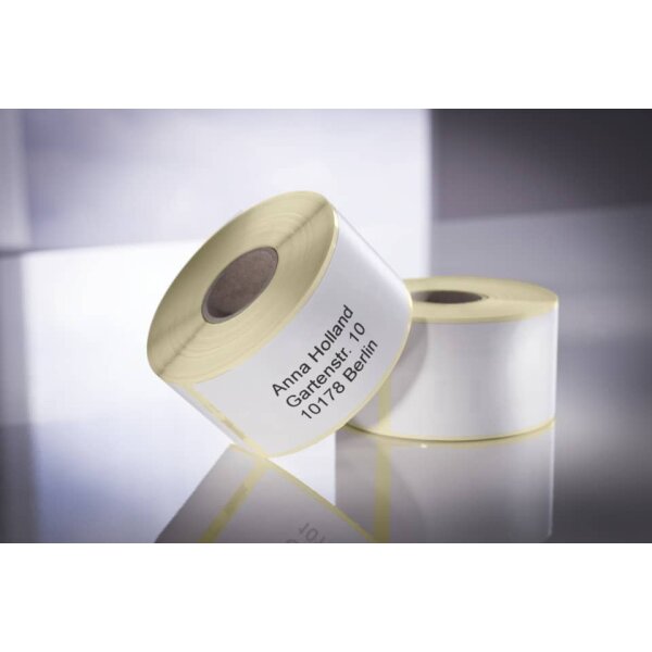 AVERY ZWECKFORM Rollen-Etiketten, 25x54mm, 500 St&uuml;ck, wei&szlig; AS0722520