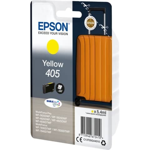 EPSON Original Epson Tintenpatrone gelb (C13T05G44010,T05G440,405,T05G4,T05G44010)