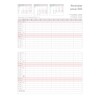 Chronoplan Brieftaschenplaner A5 Kalendarium, 1 Monat 1 Seite, 2023, A5, weiß